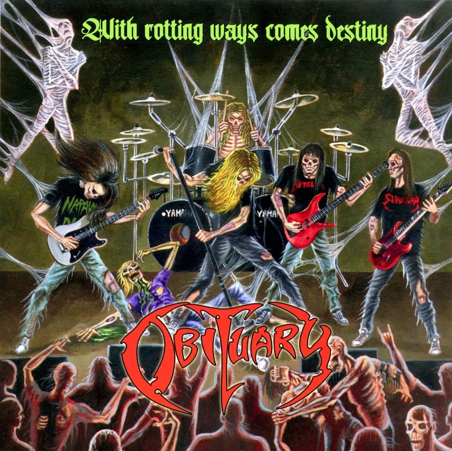 OBITUARY - WITH ROTTING WAYS COMES DESTINY 12" DOUBLE LP