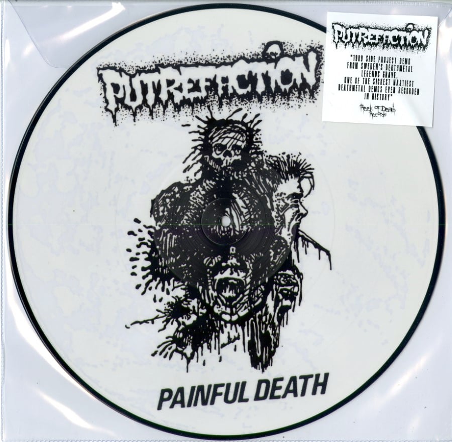 PUTREFACTION - PAINFUL DEATH DEMO 89 PIC LP