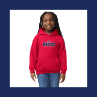 Image 1 of OKCS Acronym 50/50 HEAVY BLEND™ HOODY SWEATER (PRE-ORDER)