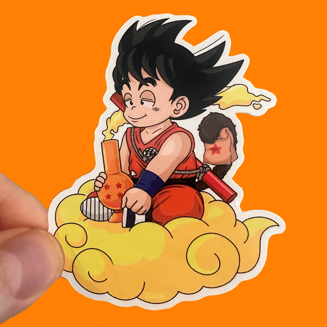 Flying Nimbus Sticker