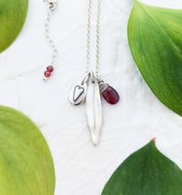 Image 5 of Sage & Heartstone Red Garnet Necklace