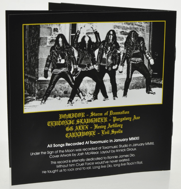 CRUEL FORCE - UNDER THE SIGN OF THE MOON CD