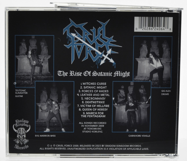 CRUEL FORCE - THE RISE OF SATANIC MIGHT CD