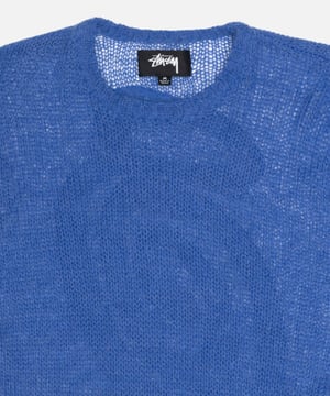Image of STUSSY_S LOOSE KNIT SWEATER :::BLUE:::
