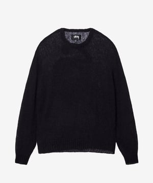 Image of STUSSY_S LOOSE KNIT SWEATER :::BLACK:::