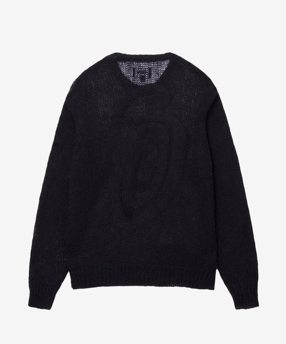 Image of STUSSY_S LOOSE KNIT SWEATER :::BLACK:::