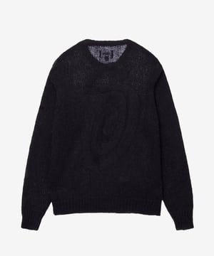 Image of STUSSY_S LOOSE KNIT SWEATER :::BLACK:::