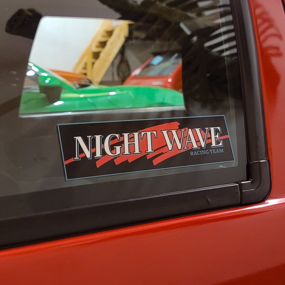 Night Wave Racing Team Sticker