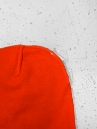 Image 5 of Trash Island Orange Beanie 