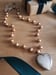 Image of 5HA Taupe pearl necklace with Puffed Heart Pendant