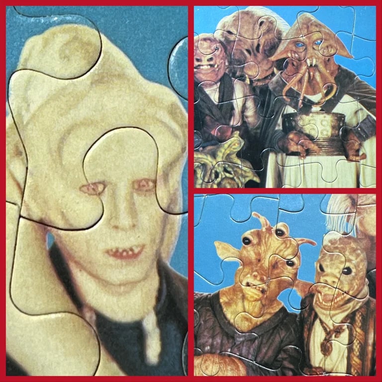 Return of the Jedi, "The 'Fiends' of Jabba the Hutt". 70-piece Jigsaw, Craft Master, 1983.