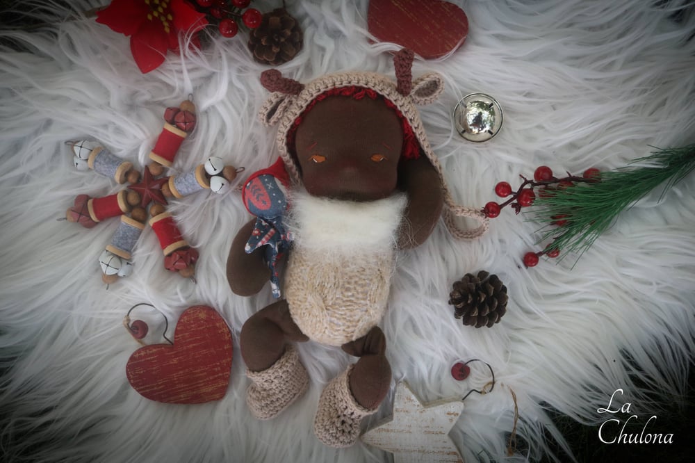 Image of Blitzen- 10 inch Reindeer baby doll