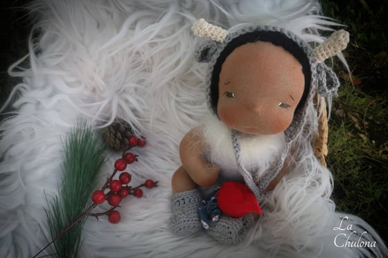 Image of Sven-10 inch Reindeer baby doll