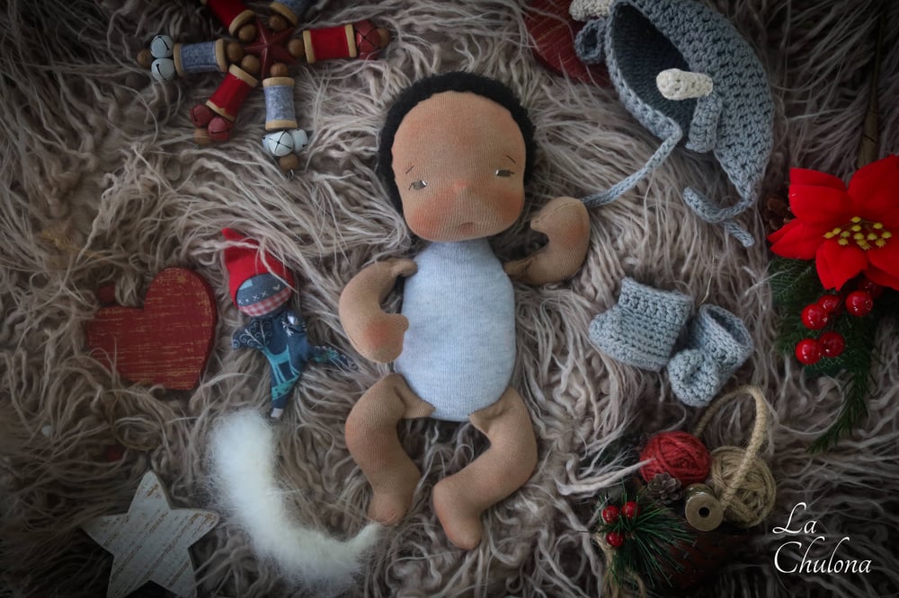 Image of Sven-10 inch Reindeer baby doll