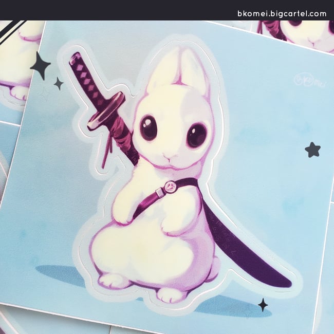 Bunny Rabbit Kiss-cut Stickers