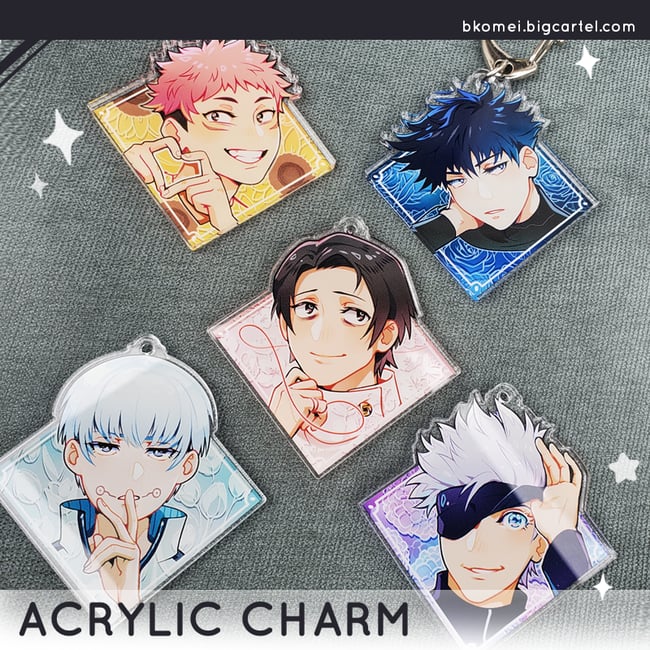 JJK Flower Boys 1.5" Acrylic Charm