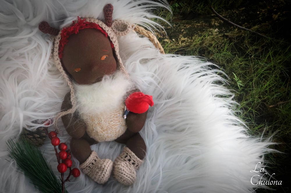 Image of Blitzen- 10 inch Reindeer baby doll