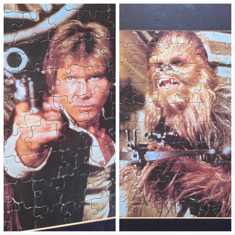 Star Wars, "Han Solo and Chewbacca", 150-piece Jigsaw by Waddingtons. 1977.