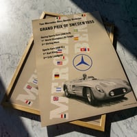 Image 1 of Grand Prix of Sweden - Mercedes-Benz | Henk Claasen - 1955 | Event Poster | Vintage Poster
