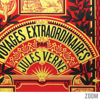 Image 2 of Vingt Mille Lieues sous les Mers | Jules Verne | Book Cover | Vintage Poster