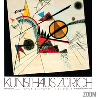 Image 2 of Kunsthaus Zürich - In the Black Square | Wassily Kandinsky - 1984 | Event Poster | Vintage Poster