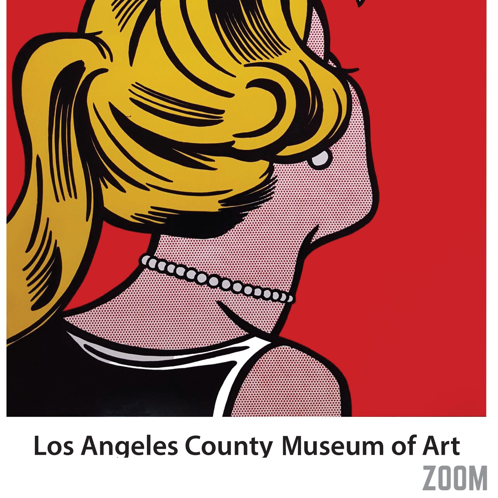 LACMA - Cold Shoulder | Roy Lichtenstein - 1987 | Event Poster