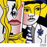 Image 2 of The Met - Stepping Out | Roy Lichtenstein - 1986 | Event Poster | Vintage Poster