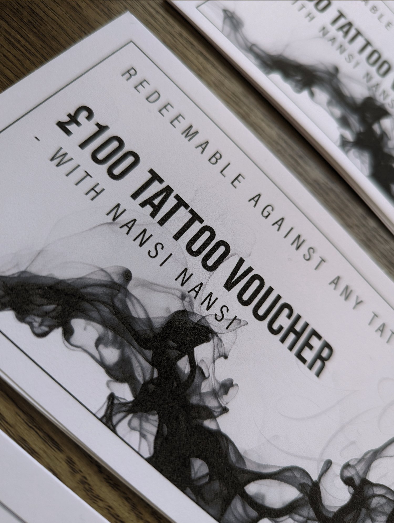 £100 Tattoo Voucher