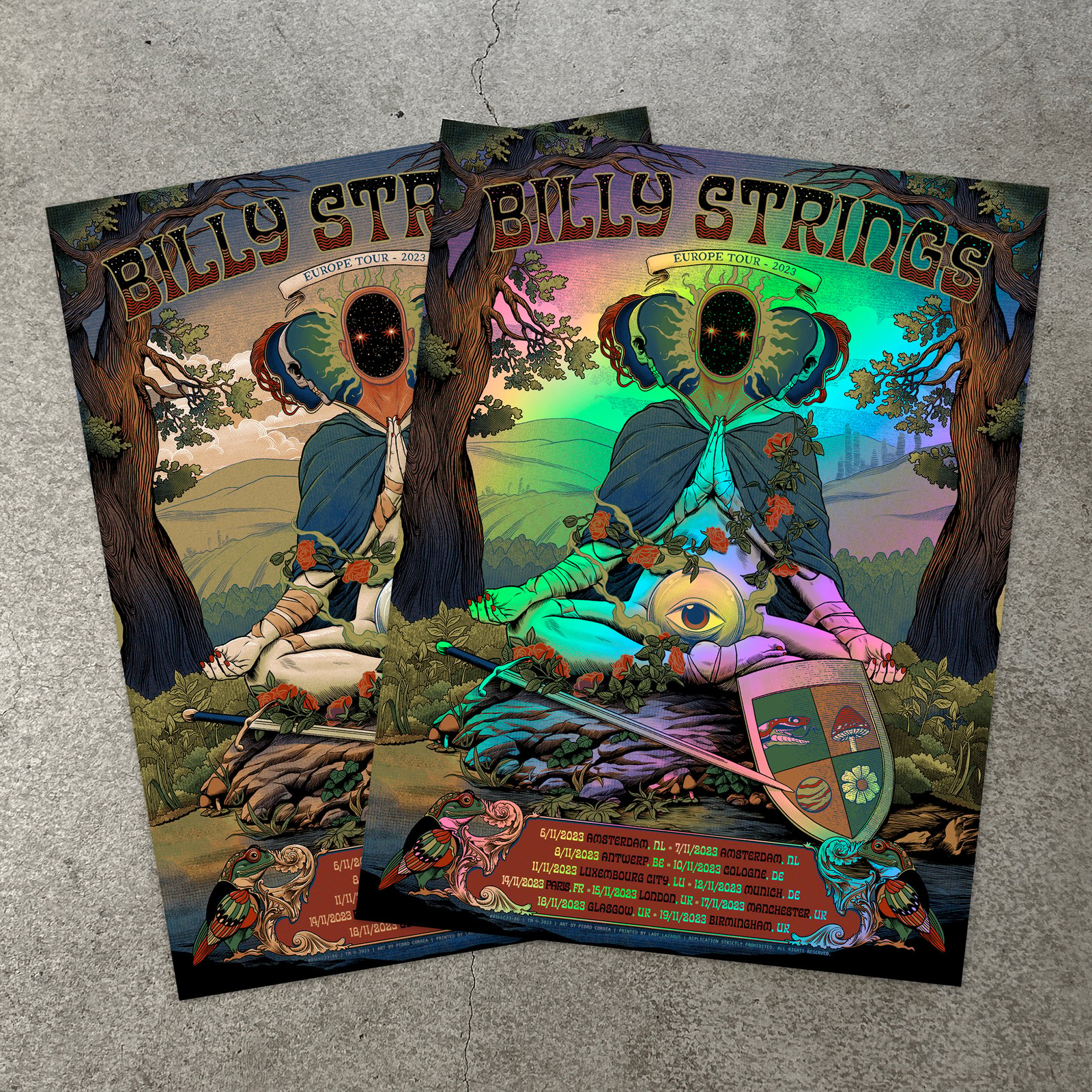 Billy Strings Poster outlet Mobile AL, 2023 SE~47 of 50 regular print