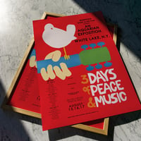 Image 1 of Woodstock Music & Art Fair | Arnold Skolnick - 1969 | Event Poster | Vintage Poster