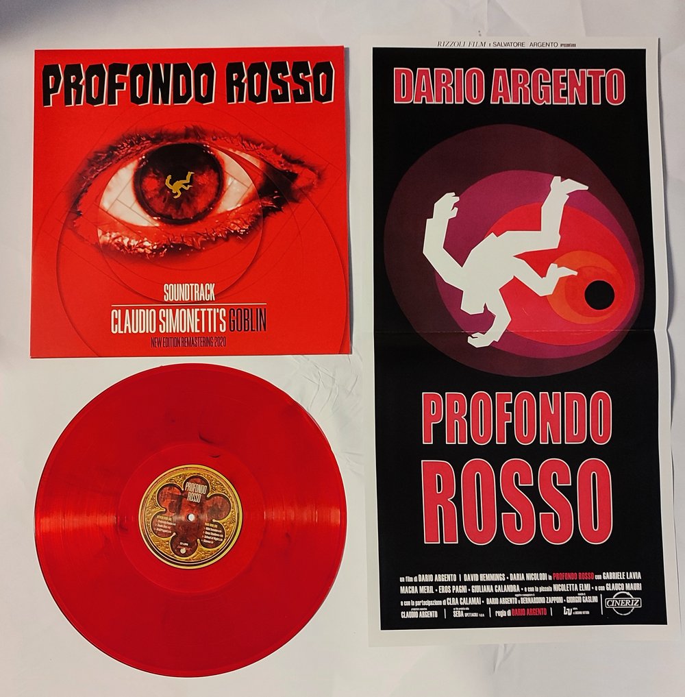 Claudio Simonetti’s Goblin – Profondo Rosso – Limited Red Marble Vinyl + Poster