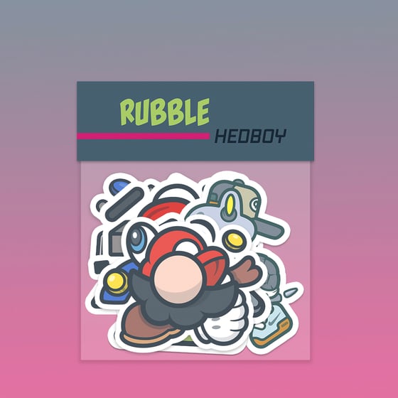 Image of RUBBLE! Sticker Pack!