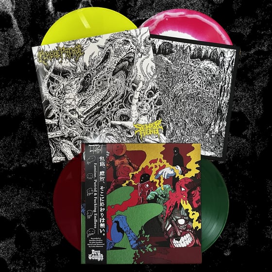 Image of Dry Cough £40 Death Metal Vinyl Bundle