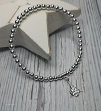 Image 2 of Noelle sterling silver Christmas charm bracelets