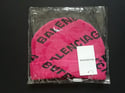 Pink Balenciaga Fashion Beanie 