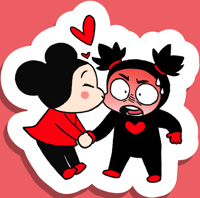 Pucca sticker