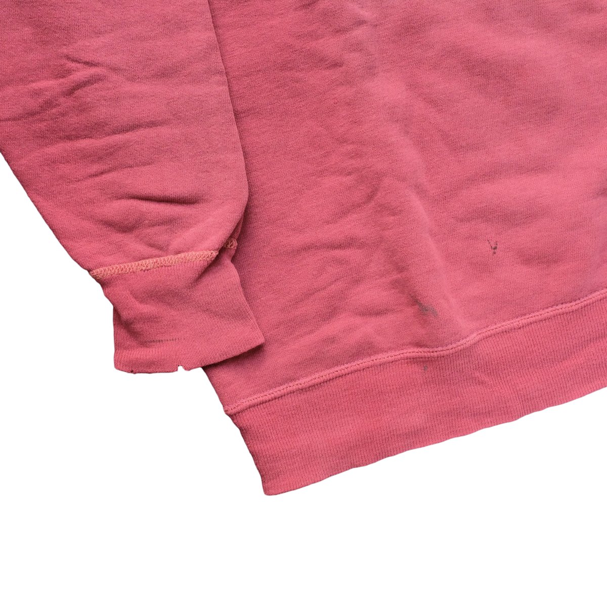 Image of Vintage Sunfaded Flocked Print Sweatshirt