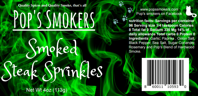 Image of Smoked Steak Seasoning. 4oz