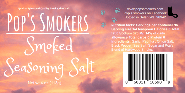 Image of Smoked Seasoning Salt  4oz