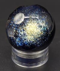 Image 2 of Faceted Dichro Swirl Slurper Marble