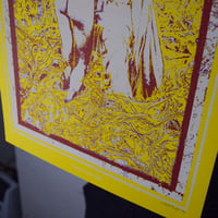 Image 4 of 'Heaven Was Full' Screen Print on Bright Yellow