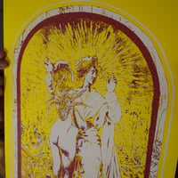 Image 5 of 'Heaven Was Full' Screen Print on Bright Yellow