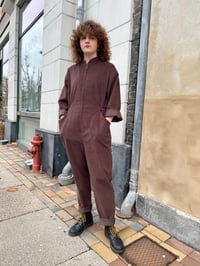 Image 1 of Fløjlsbuksedrsgt i brun