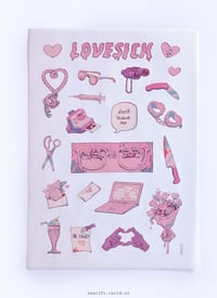 Image 1 of LOVESICK & LOVELORN  / Washi Sticker Sheets