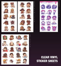 Image 1 of Clear Sticker Sheets / Catalog