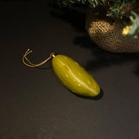 Image 1 of 3D Printed Pickle Ornament