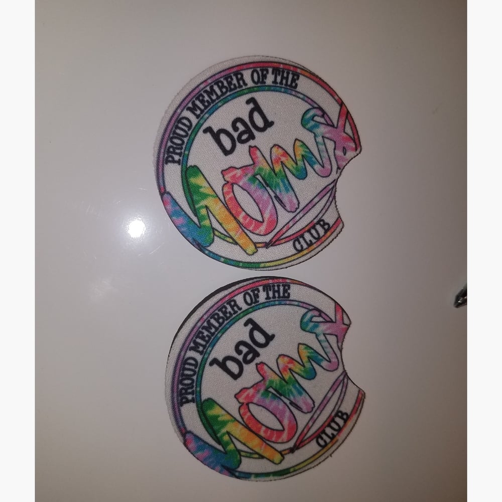 Image of Bad moms club car coasters