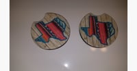 Texas car coasters
