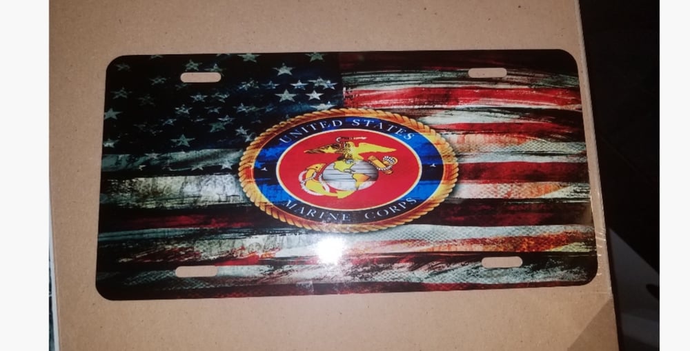 Image of Marine license plate