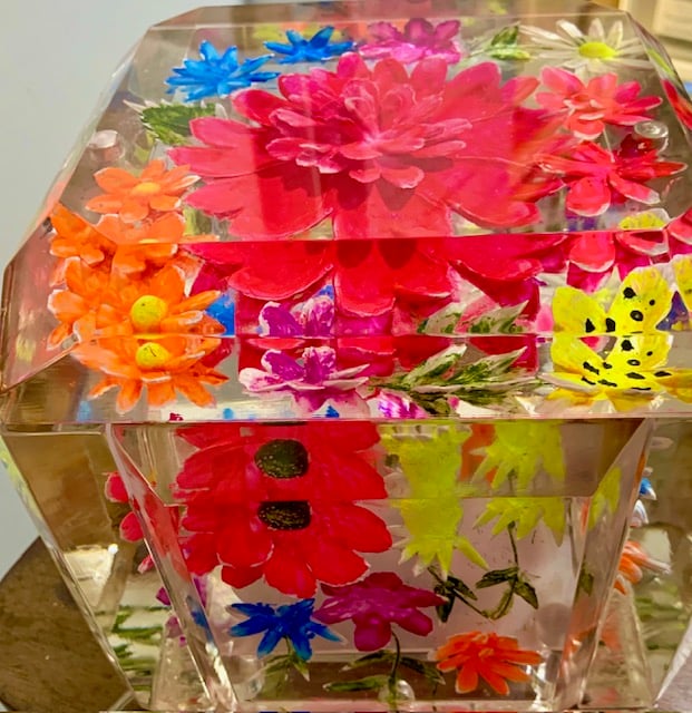 Image of Large Painted Light Up Box!